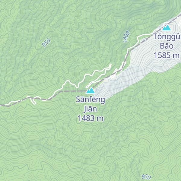 Map of Sānfēng Jiān