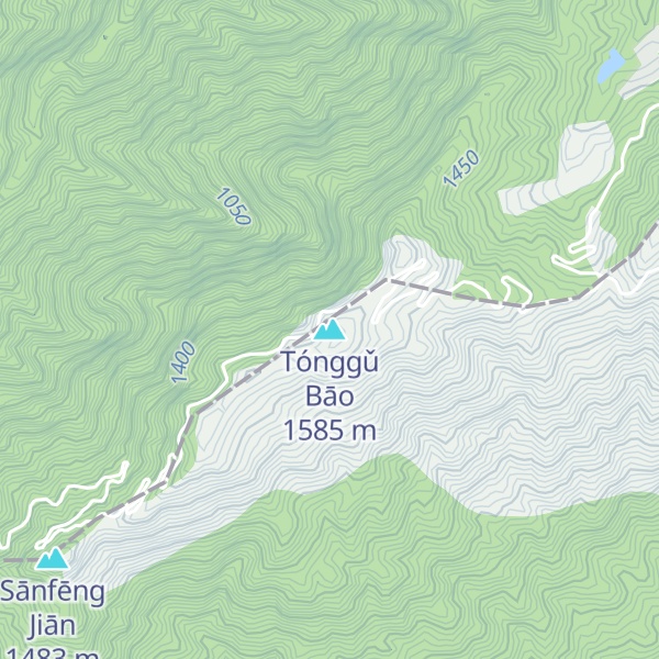 Map of Tónggǔ Bāo
