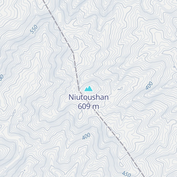 Map of Niutoushan