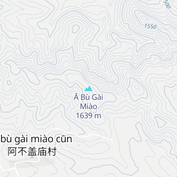 Map of Ā Bù Gài Miào
