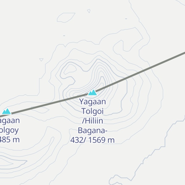 Map of Yagaan Tolgoi /Hiliin Bagana-432/