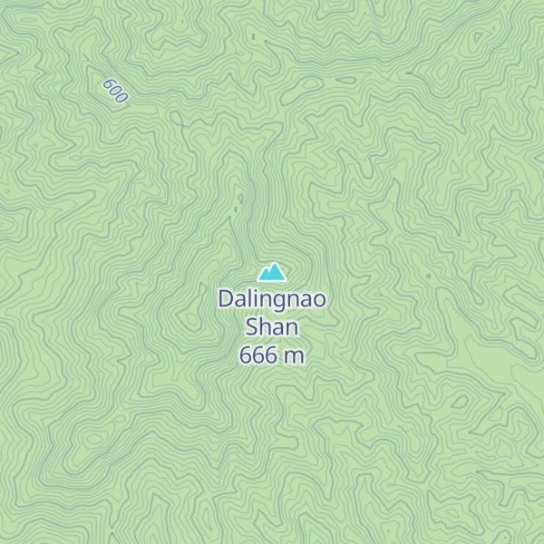 Map of Dalingnao Shan