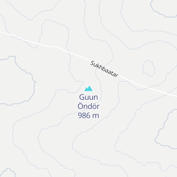 Map of Guun Öndör