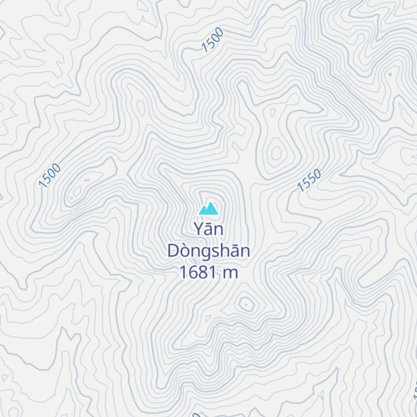 Map of Yān Dòngshān