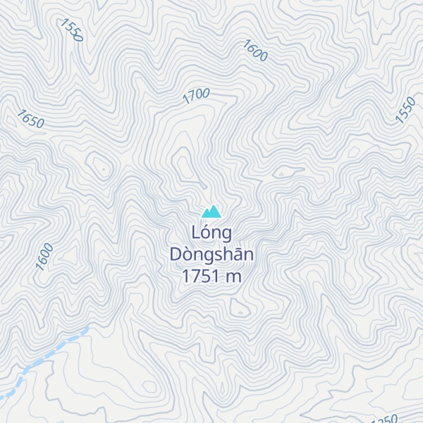 Map of Lóng Dòngshān