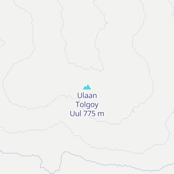 Map of Ulaan Tolgoy Uul