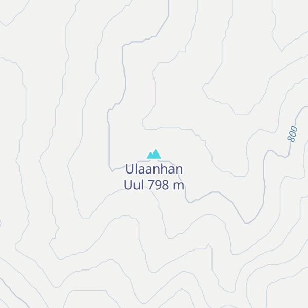 Map of Ulaanhan Uul