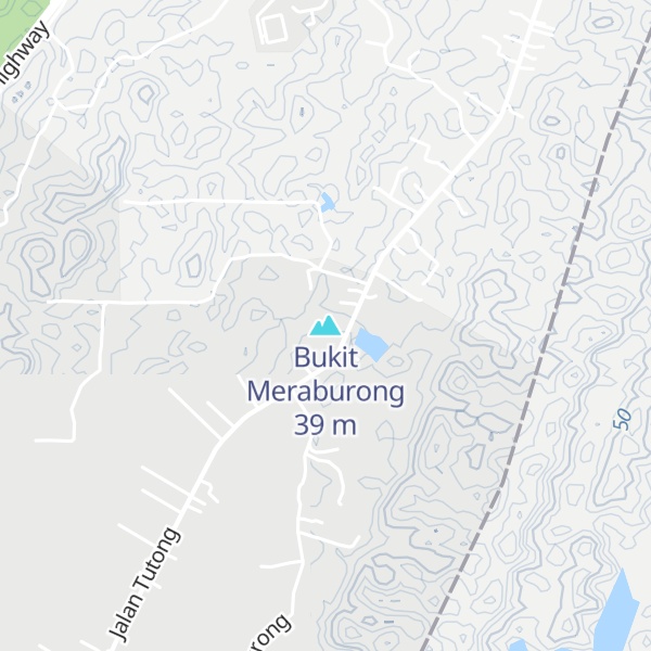 Map of Bukit Meraburong