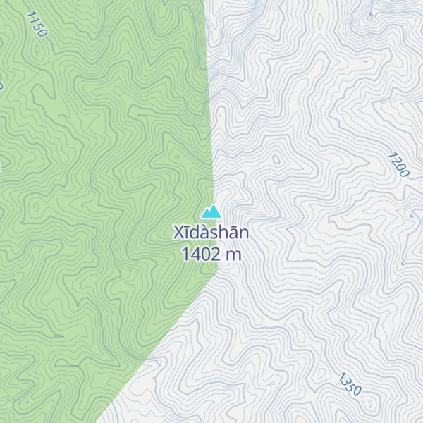 Map of Xīdàshān