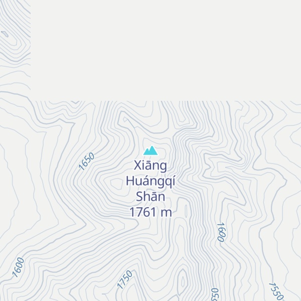 Map of Xiāng Huángqí Shān
