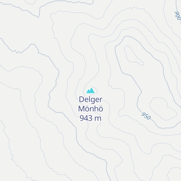 Map of Delger Mönhö
