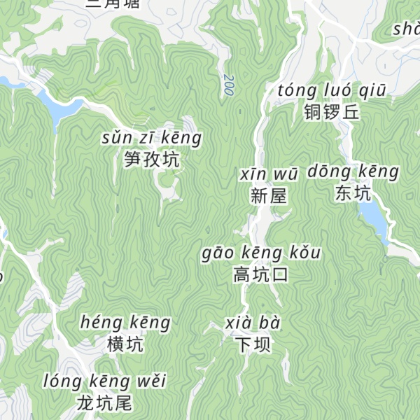 Map of Lántián Shān