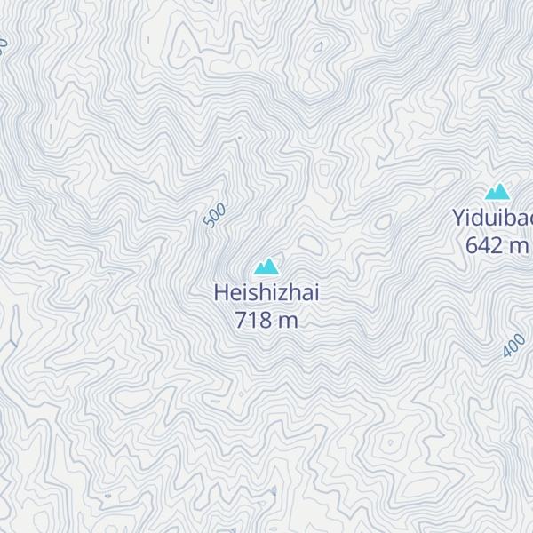 Map of Heishizhai