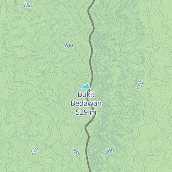 Map of Bukit Bedawan