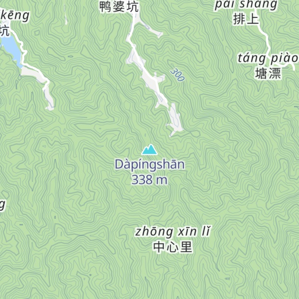 Map of Dàpíngshān