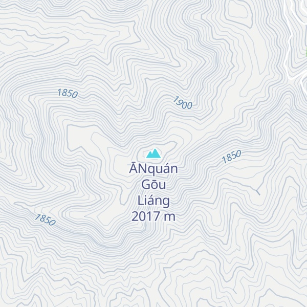 Map of ĀNquán Gōu Liáng