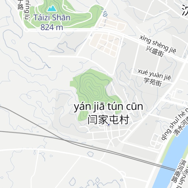 Map of Fènghuáng Shān