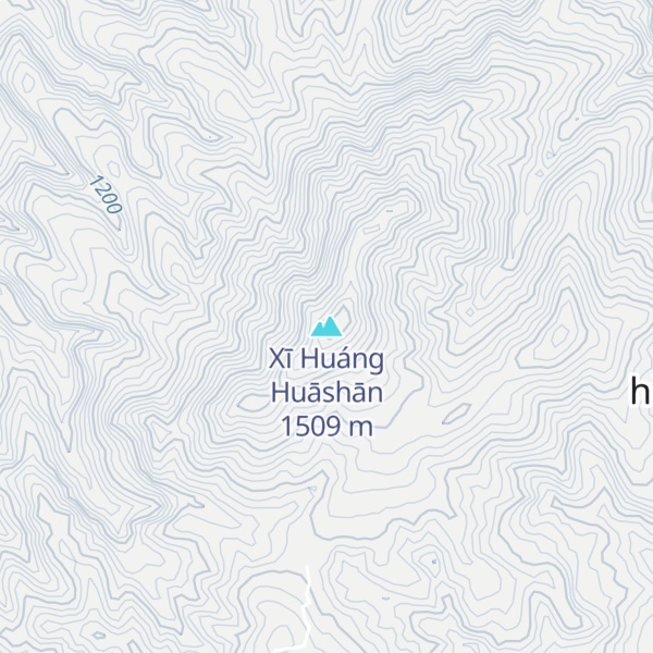 Map of Xī Huáng Huāshān