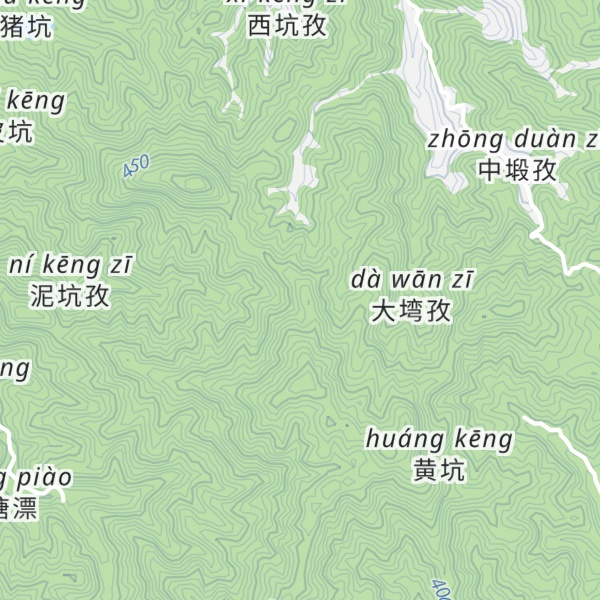Map of Xiùfēng Shān