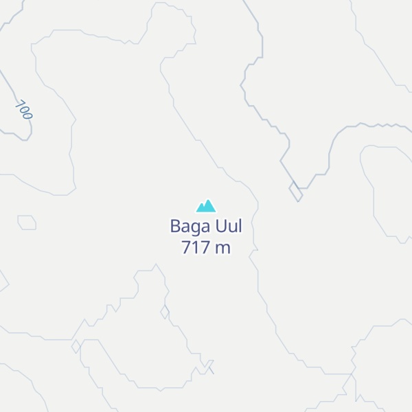 Map of Baga Uul
