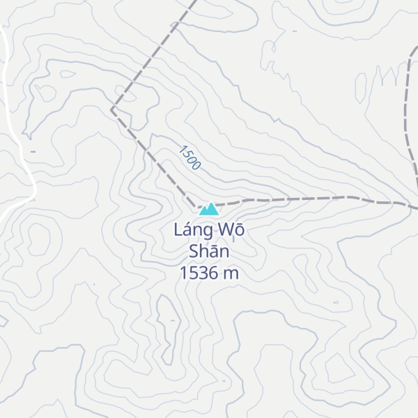 Map of Láng Wō Shān