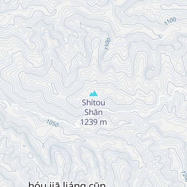 Map of Shítou Shān