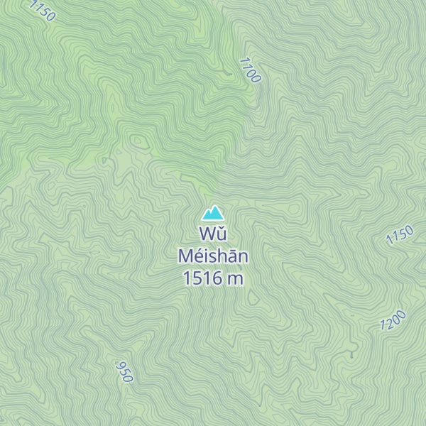 Map of Wǔ Méishān