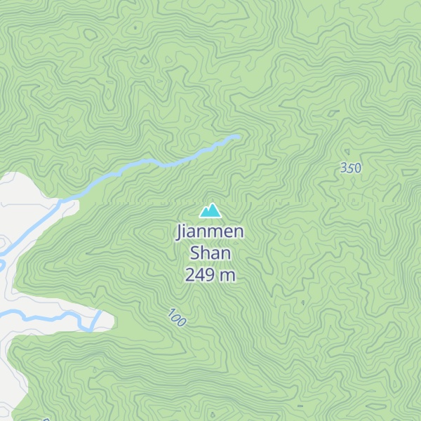 Map of Jianmen Shan