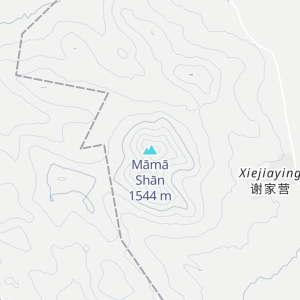 Map of Māmā Shān