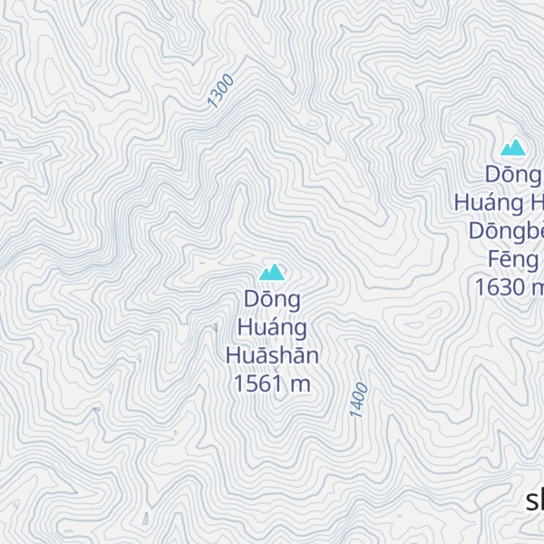 Map of Dōng Huáng Huāshān