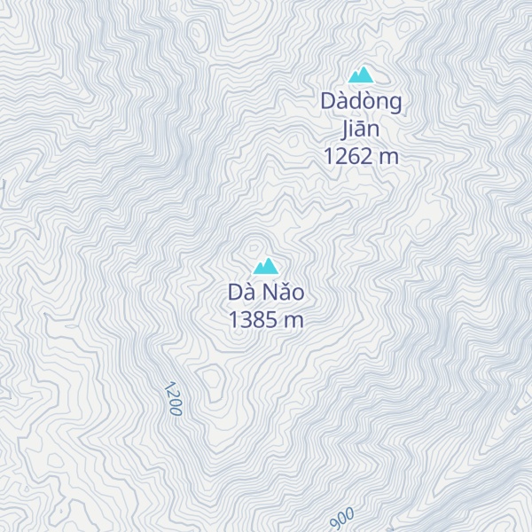 Map of Dà Nǎo