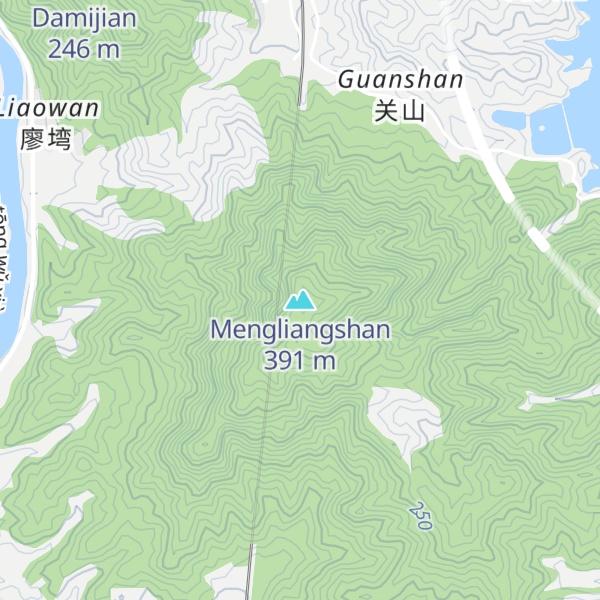 Map of Mengliangshan