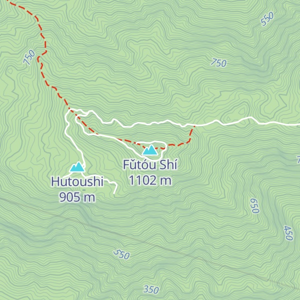 Map of Fǔtóu Shí