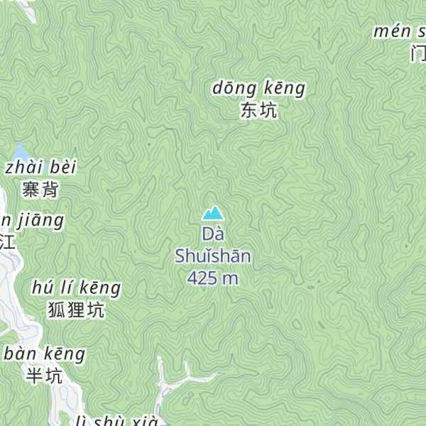 Map of Dà Shuǐshān