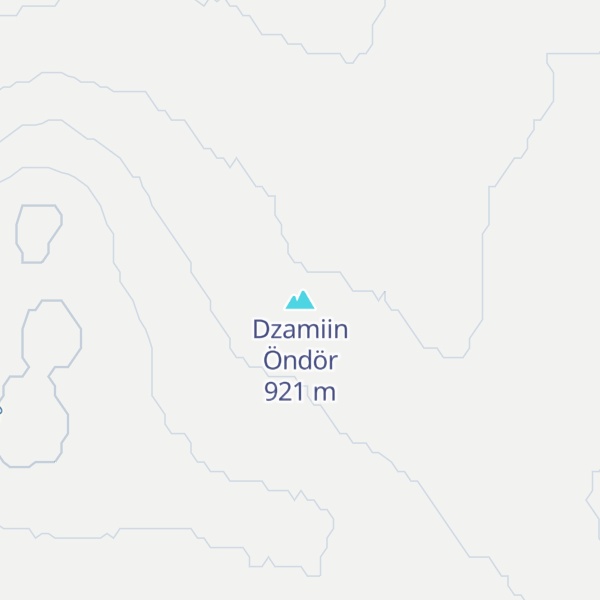 Map of Dzamiin Öndör