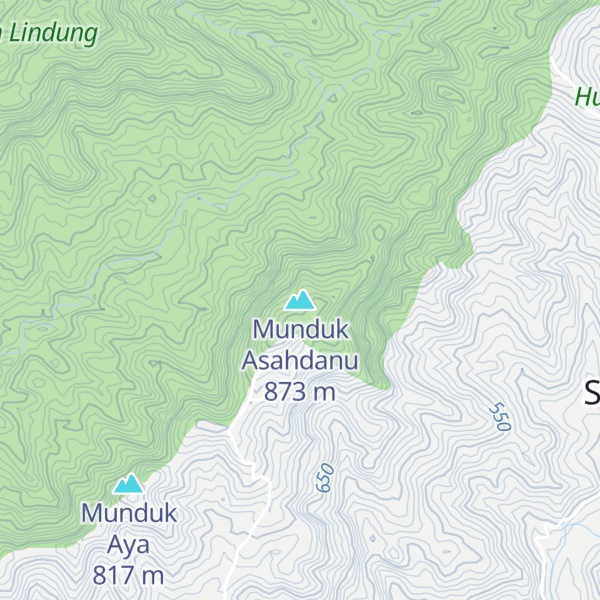 Map of Munduk Asahdanu
