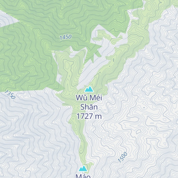 Map of Wǔ Méi Shān