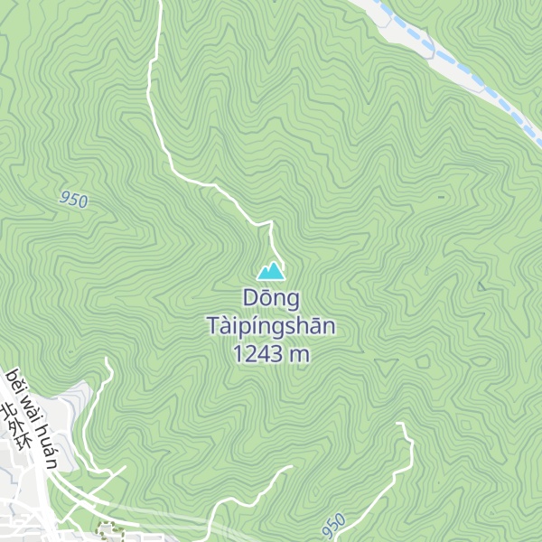 Map of Dōng Tàipíngshān