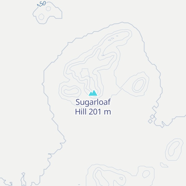 Map of Sugarloaf Hill