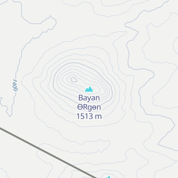 Map of Bayan ӨRgөn
