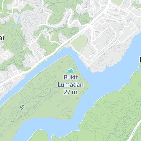 Map of Bukit Lumadan