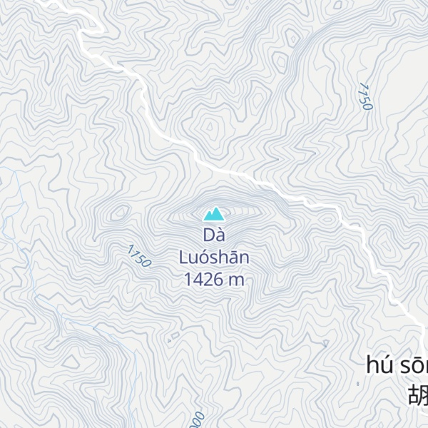 Map of Dà Luóshān