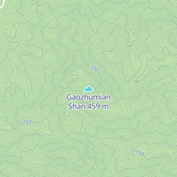Map of Gaozhumian Shan