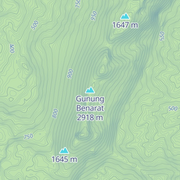 Map of Gunung Benarat