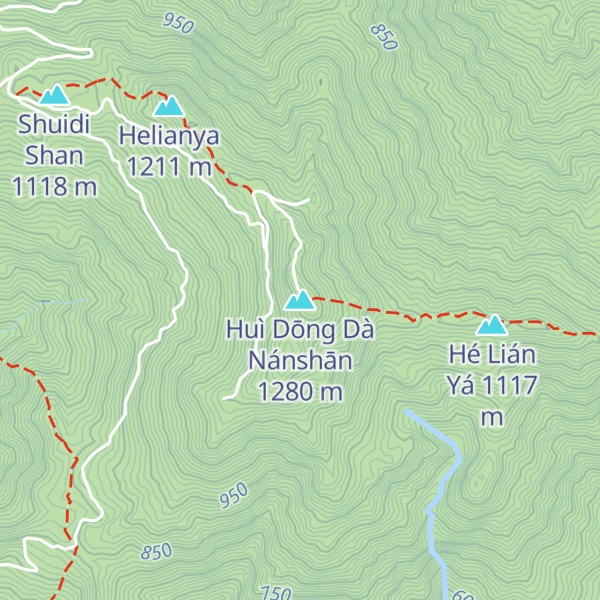 Map of Huì Dōng Dà Nánshān