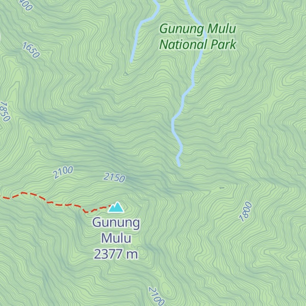 Map of East Peak