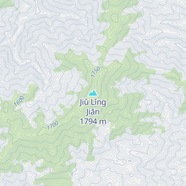Map of Jiǔ Lǐng Jiān