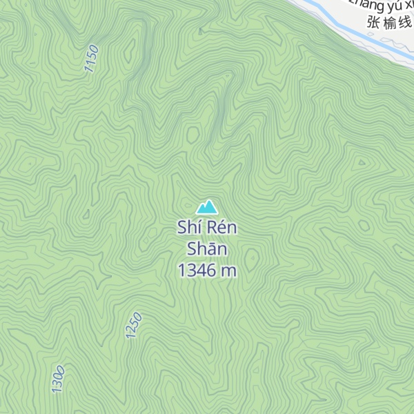 Map of Shí Rén Shān