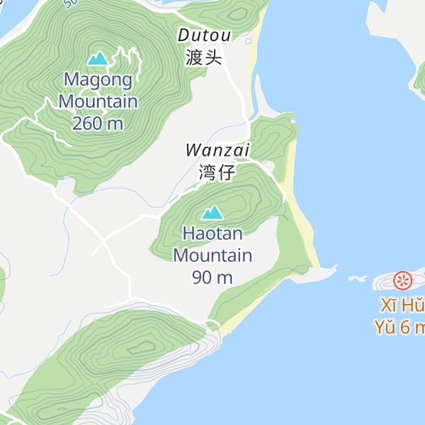 Map of Haotan Mountain