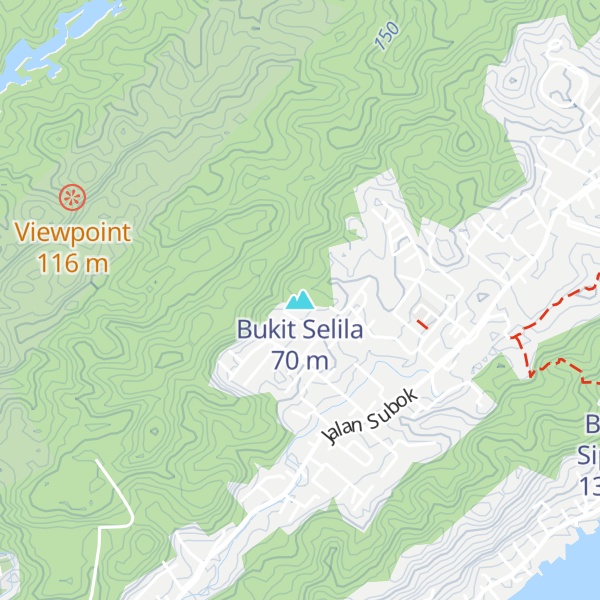 Map of Bukit Selila